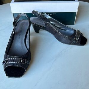 Karen Scott open toe heels
